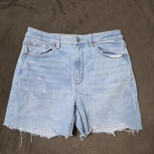 American Eagle Outfitters Light Blue Denim Shorts Cut-Offs Size 6